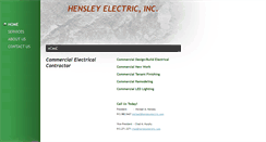 Desktop Screenshot of hensleyelectric.com